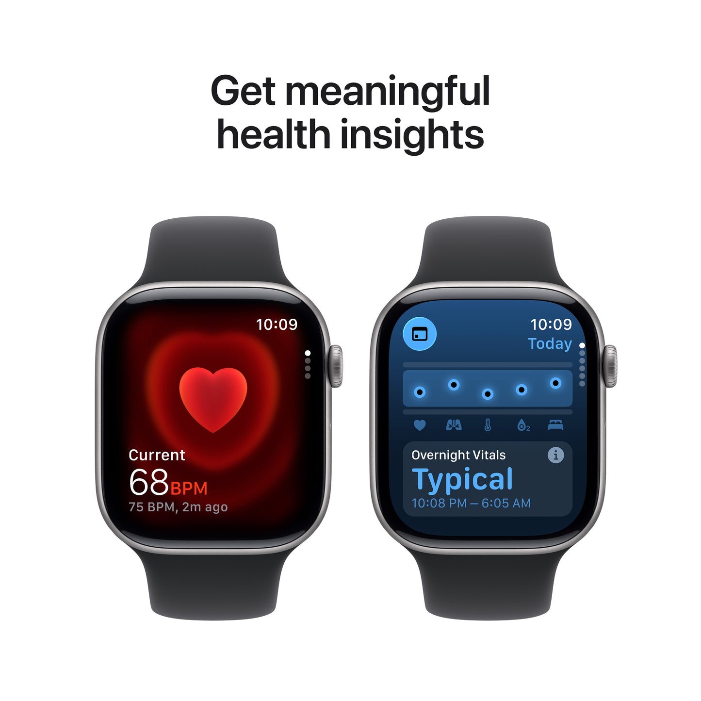 Apple Watch Series 11 GPS 46mm Space Grey Aluminium Case with Black Sport Band