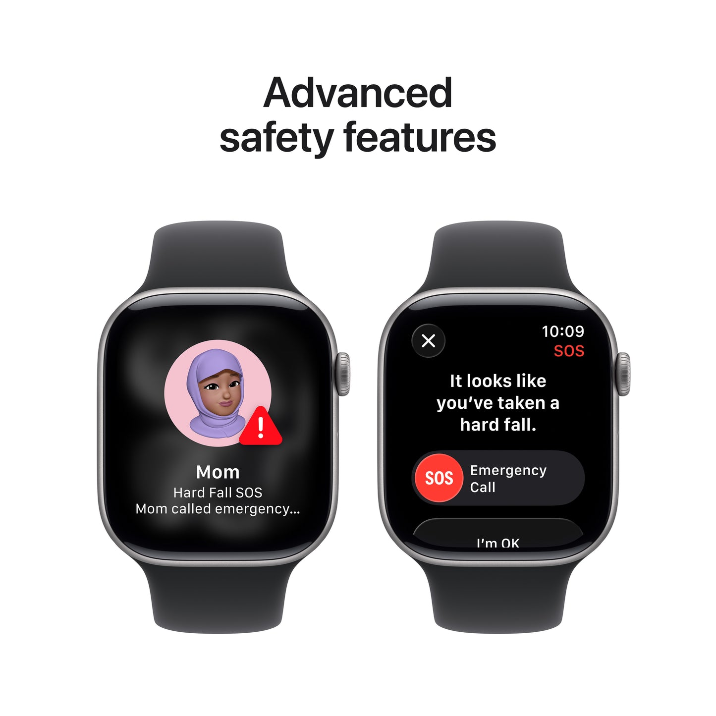 Apple Watch Series 11 GPS 46mm Space Grey Aluminium Case with Black Sport Band