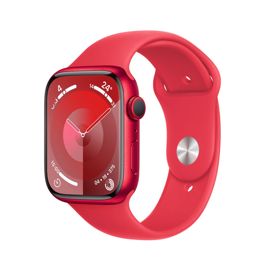 Apple Watch Series 9GPS 45mm (PRODUCT) RED Aluminium Case (PRODUCT) RED Sport Band