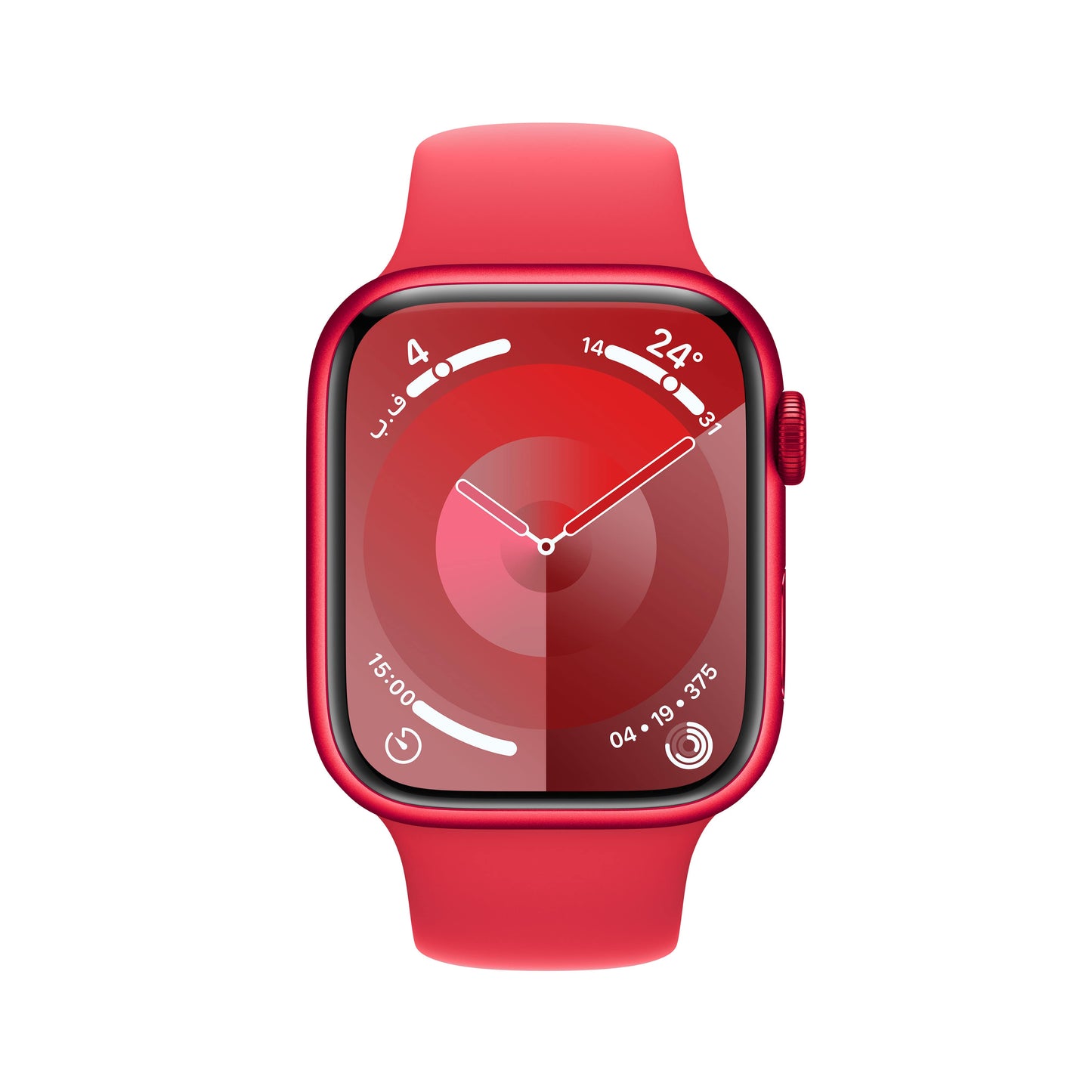Apple Watch Series 9GPS 41mm (PRODUCT) RED Aluminium Case (PRODUCT) RED Sport Band