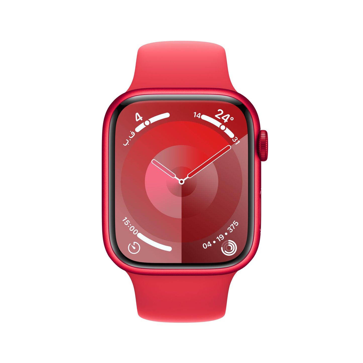 Apple Watch Series 9GPS 41mm (PRODUCT) RED Aluminium Case (PRODUCT) RED Sport Band
