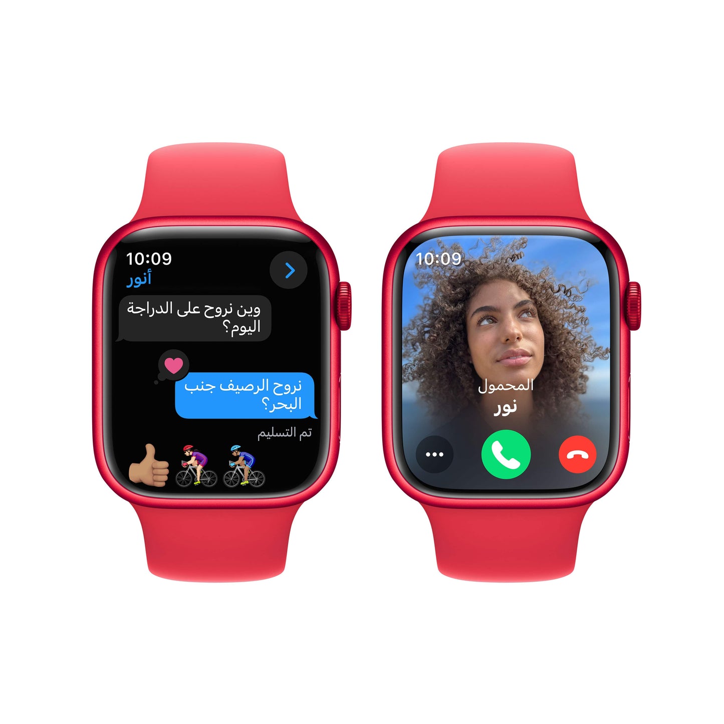 Apple Watch Series 9GPS 41mm (PRODUCT) RED Aluminium Case (PRODUCT) RED Sport Band