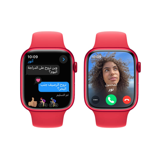Apple Watch Series 9GPS 45mm (PRODUCT) RED Aluminium Case (PRODUCT) RED Sport Band