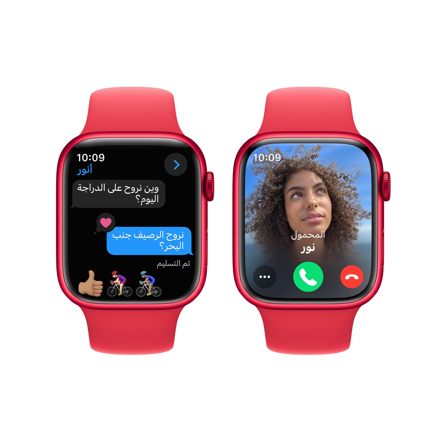 Apple Watch Series 9GPS 41mm (PRODUCT) RED Aluminium Case (PRODUCT) RED Sport Band