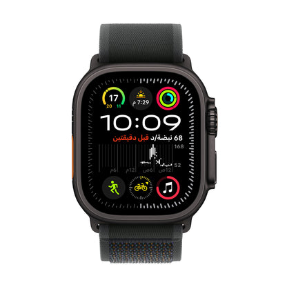 Apple Watch Ultra 2 GPS + Cellular 49mm Black Titanium Case with Black Trail Loop