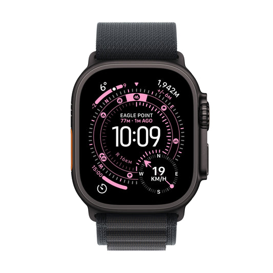 Apple Watch Ultra 3 GPS + Cellular 49mm Black Titanium Case with Black Alpine Loop
