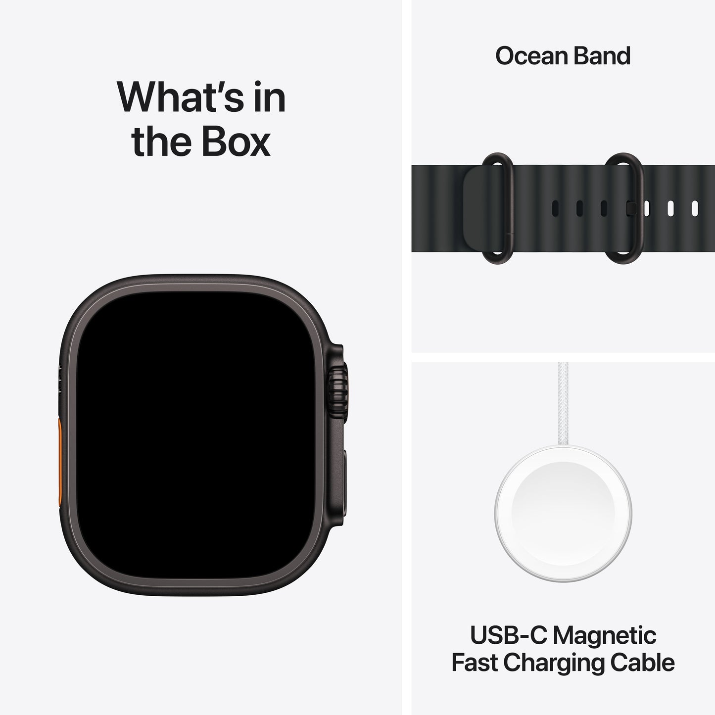 Apple Watch Ultra 3 GPS + Cellular 49mm Black Titanium Case with Black/Charcoal Trail Loop (Pre-Order)