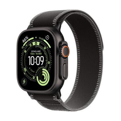 Apple Watch Ultra 3 GPS + Cellular 49mm Black Titanium Case with Black/Charcoal Trail Loop (Pre-Order)