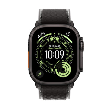 Apple Watch Ultra 3 GPS + Cellular 49mm Black Titanium Case with Black/Charcoal Trail Loop (Pre-Order)