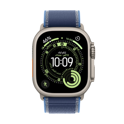 Apple Watch Ultra 3 GPS + Cellular 49mm Natural Titanium Case with Blue/Bright Blue Trail Loop