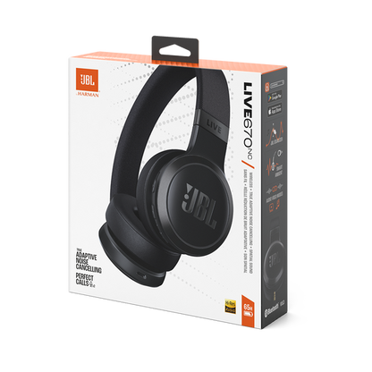 JBL LIVE 670NC Wireless Over-Ear ANC Headphones Black