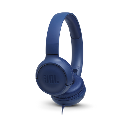 JBL TUNE 500 Wired On-ear headphones BLUE