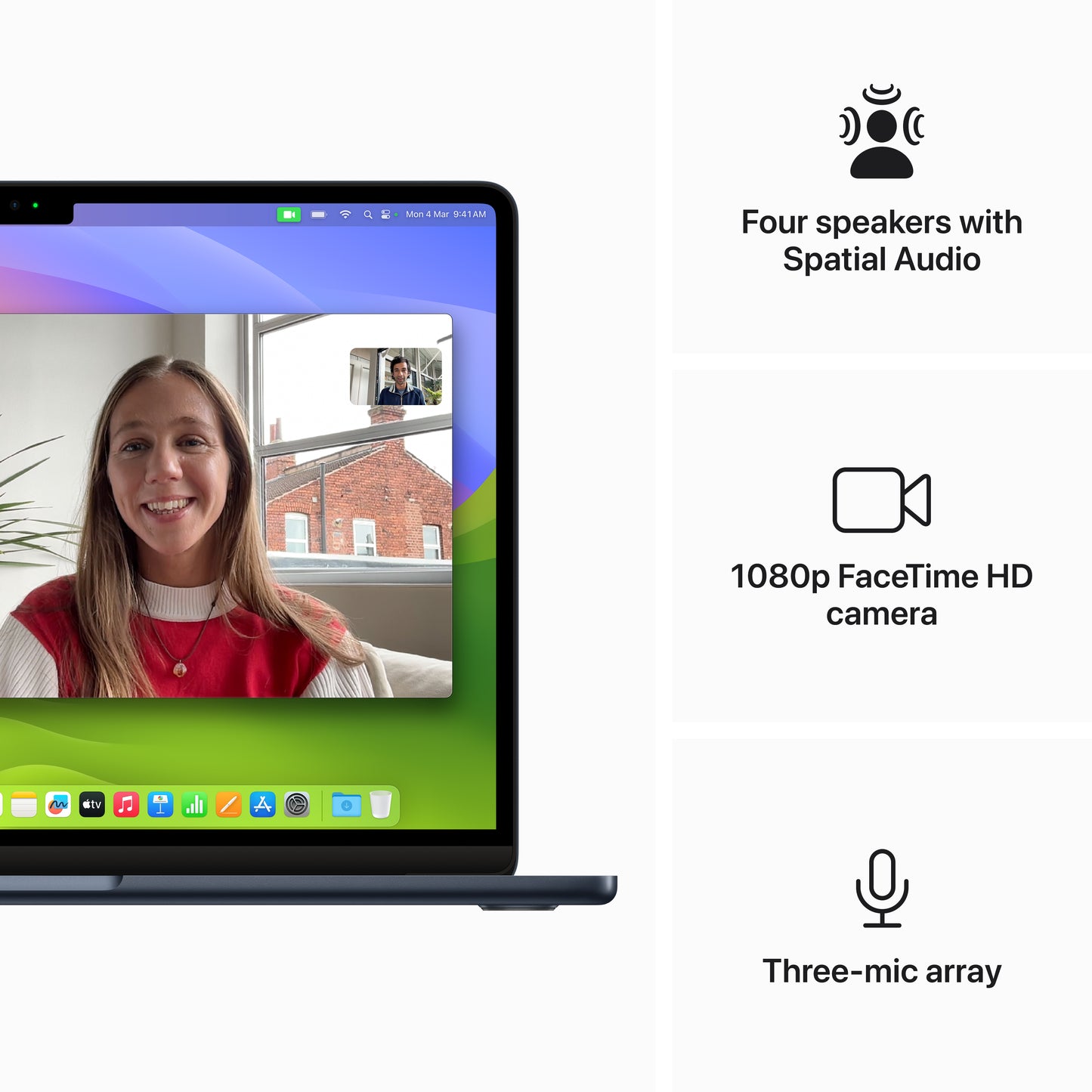 13-inch MacBook Air: Apple M3 chip with 8-core CPU and 10-core GPU, 16GB, 512GB SSD