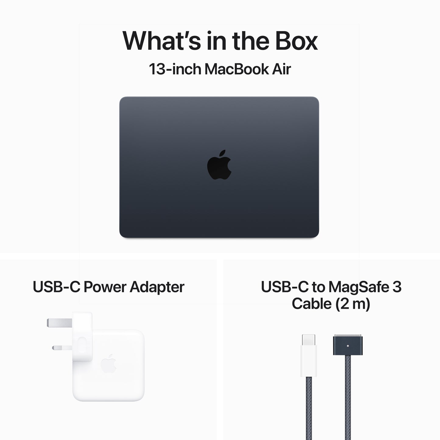 13-inch MacBook Air: Apple M3 chip with 8-core CPU and 10-core GPU, 16GB, 512GB SSD