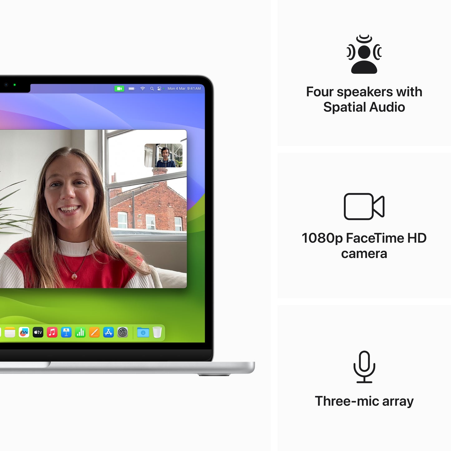 15-inch MacBook Air: Apple M3 chip with 8-core CPU and 10-core GPU, 16GB, 256GB SSD