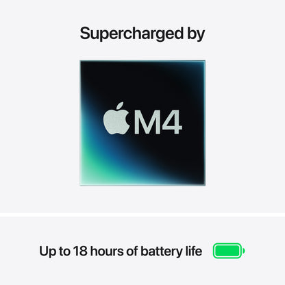 MacBook Air 15-inch Apple M4 chip with 10-core CPU and 10-core GPU, 16GB, 256GB SSD