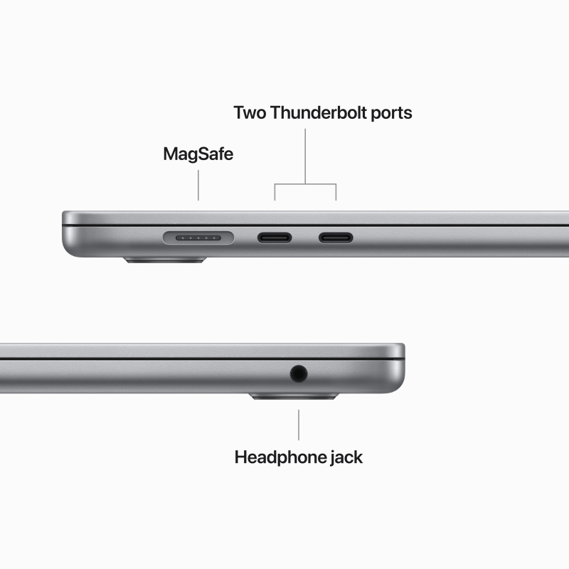 MacBook Air 15-inch : Apple M2 chip with 8-core CPU and 8-core GPU 256GB