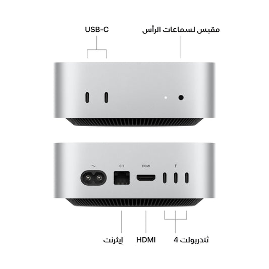 Mac mini M4 chip with 10‑core CPU and 10‑core GPU 256GB