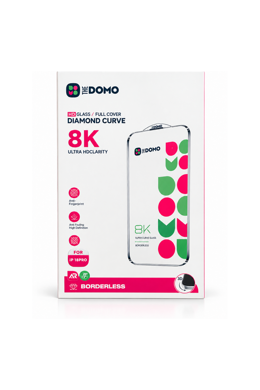 DOMO HD Glass Screen Protector for iPhone 18 Pro