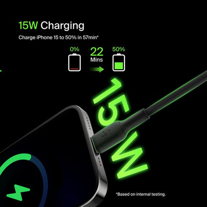 Belkin BoostCharge USB-C to USB-A Cable, 1M, Black