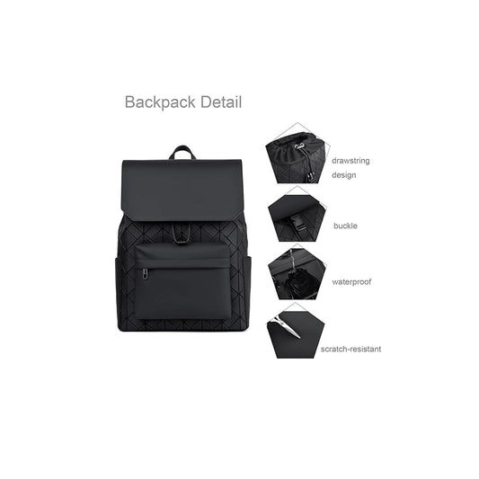 okade Laptop Backpack Up to 17" Laptops 1612 Protective Case Water Resistant Exterior Stylish & Durable - Black