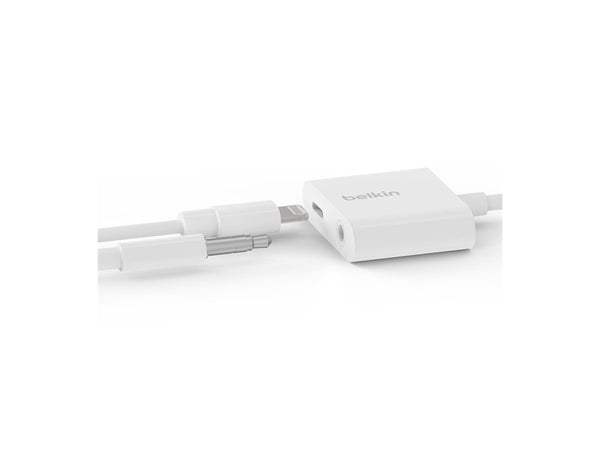 Belkin 3.5 mm Audio + Charge Adapter Made for iPhone, iPad