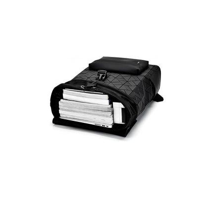 okade Laptop Backpack Up to 17" Laptops 1612 Protective Case Water Resistant Exterior Stylish & Durable - Black
