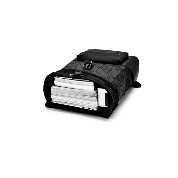 okade Laptop Backpack Up to 17" Laptops 1612 Protective Case Water Resistant Exterior Stylish & Durable - Black