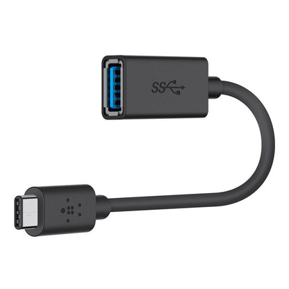 Belkin USB-C 3.0 to USB-A (F) Adapter, up to 5Gbps transfer speeds