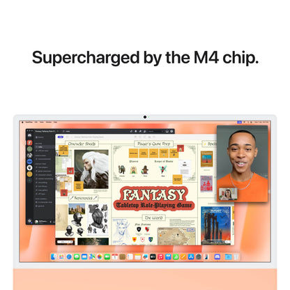 24-inch iMac with Retina 4.5K display Apple M4 chip with 8‑core CPU and 8‑core GPU 16GB 256GB