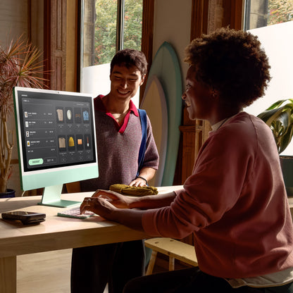 24-inch iMac with Retina 4.5K display Apple M4 chip with 8‑core CPU and 8‑core GPU 16GB 256GB