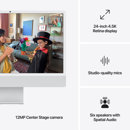 24-inch iMac with Retina 4.5K display Apple M4 chip with 8‑core CPU and 8‑core GPU 16GB 256GB