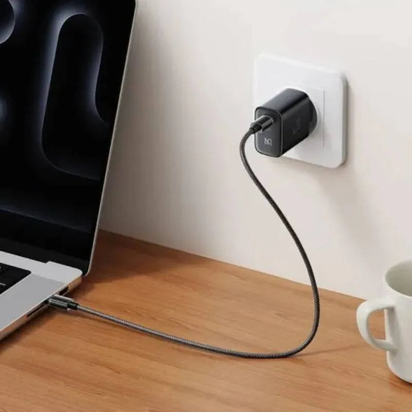 Mcdodo CH-508 45W GaN & 5A Cable (USB-C to USB-C) Fast Charger Set - BLACK