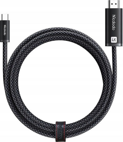 Mcdodo Cable Flow USB-C to HDMI 4K 60Hz 2m - Black