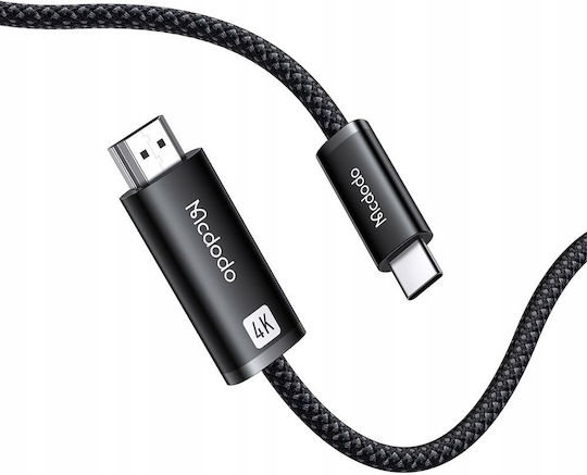 Mcdodo Cable Flow USB-C to HDMI 4K 60Hz 2m - Black