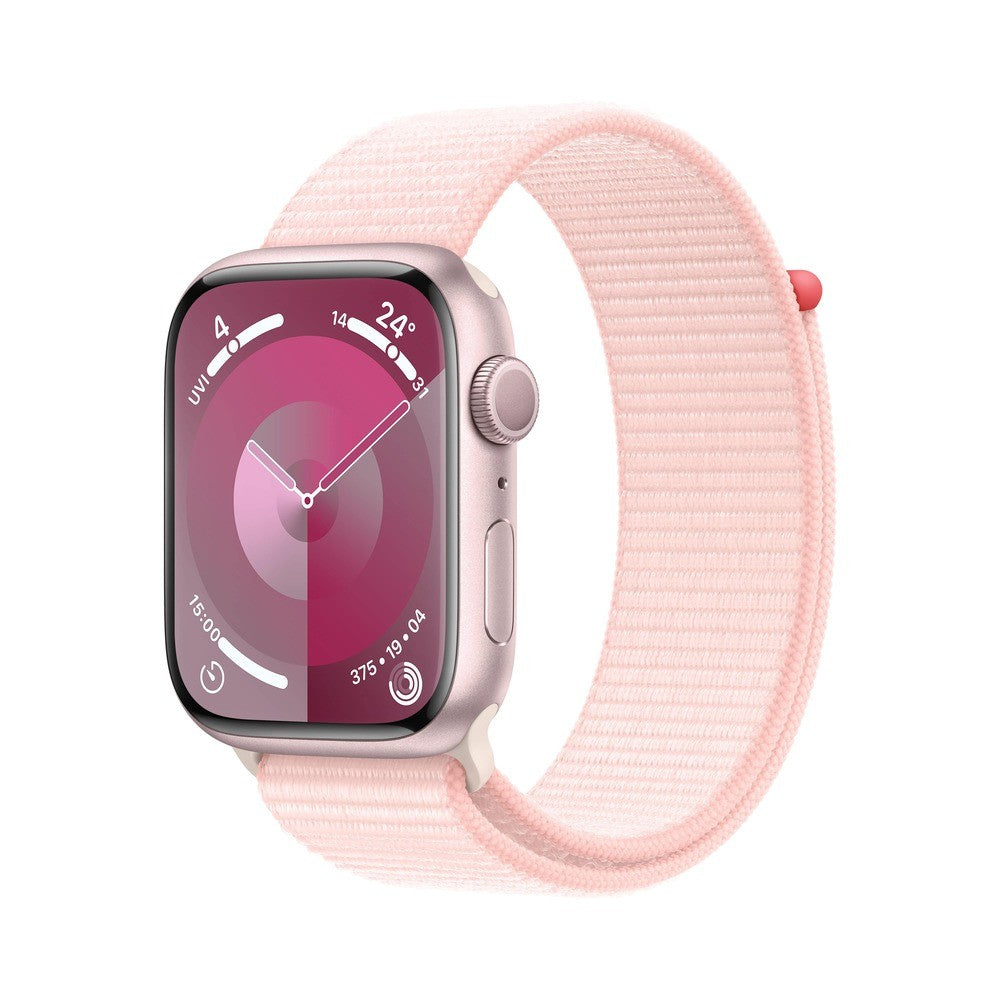 Apple Watch Series 9 GPS 45MM Pink Aluminium Case with Light Pink Sport